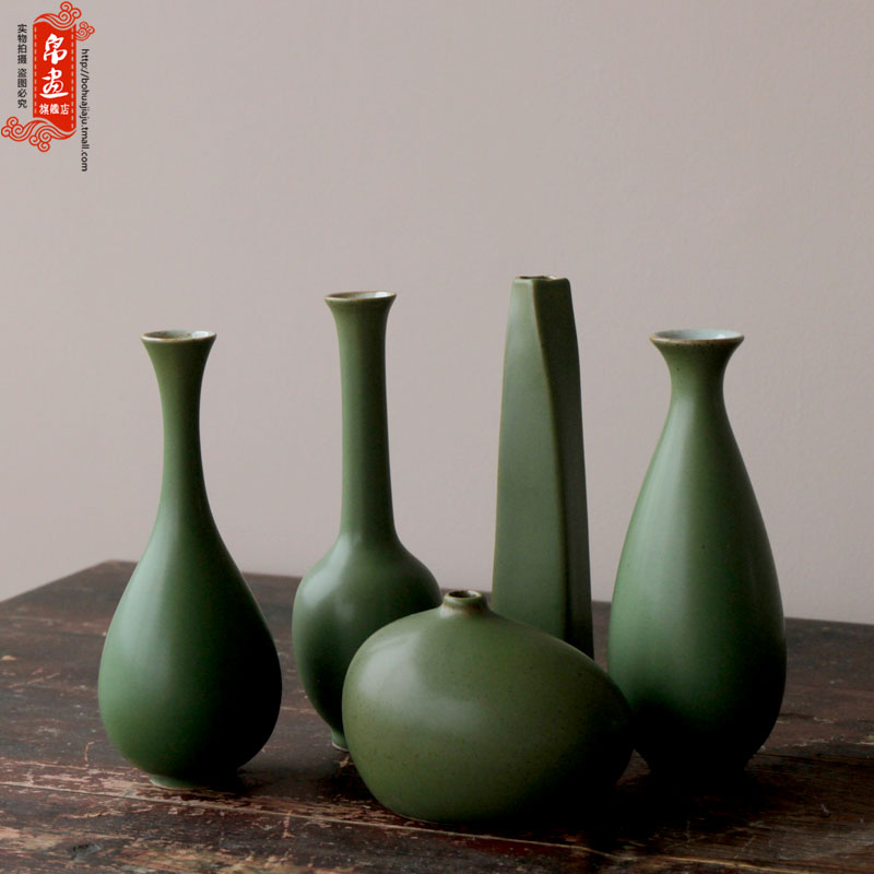 Zen ceramic floret bottle of new Chinese style restoring ancient ways is coarse TaoHua home porch tea table wine ark, adornment furnishing articles