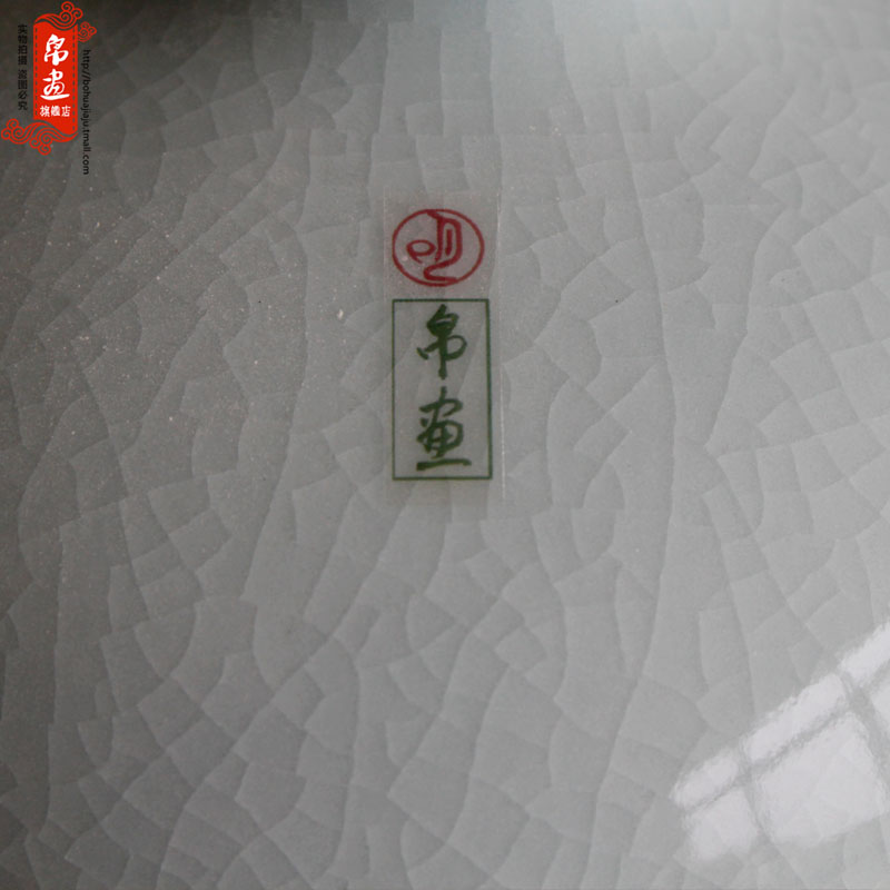 Jingdezhen ceramic dark antique piece of flowers in the sitting room the bedroom of crack open TV ark, home decoration flower implement furnishing articles