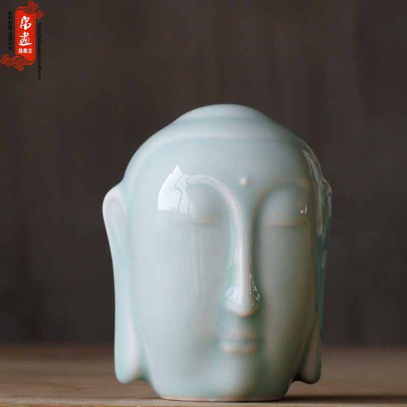 Jingdezhen ceramic Buddha by hand in the first place, the sitting room porch creative zen tea room household decoration town house