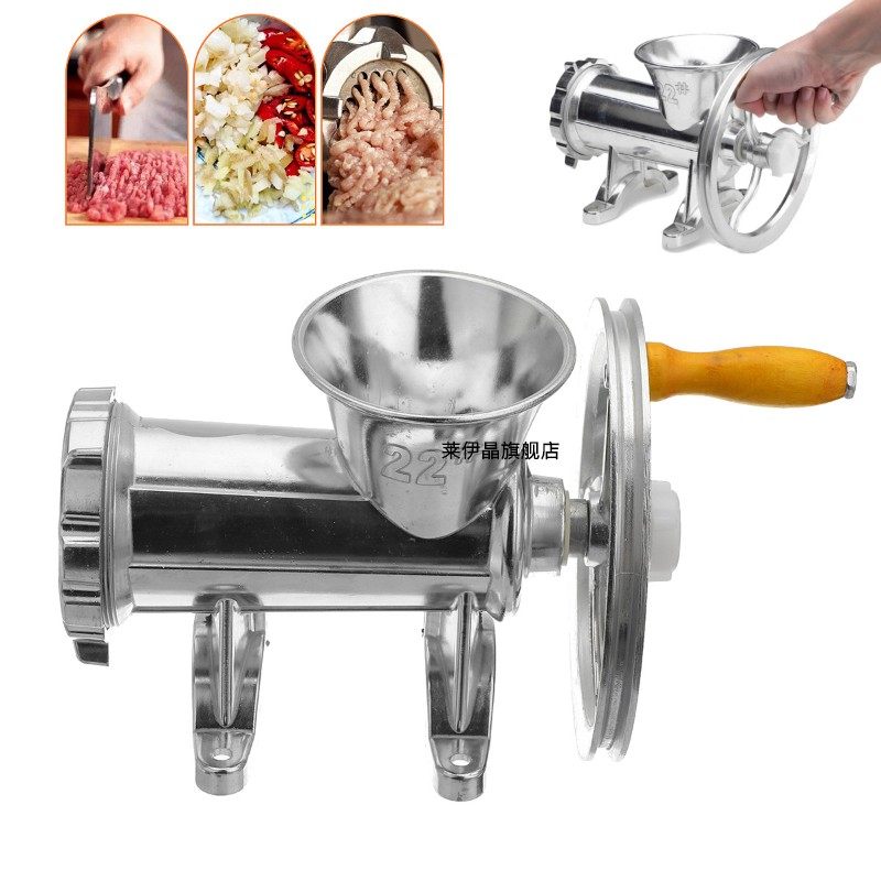 Купить Hand Crank Manual Meat Grinder Sausage Pasta Maker Noodle Di в