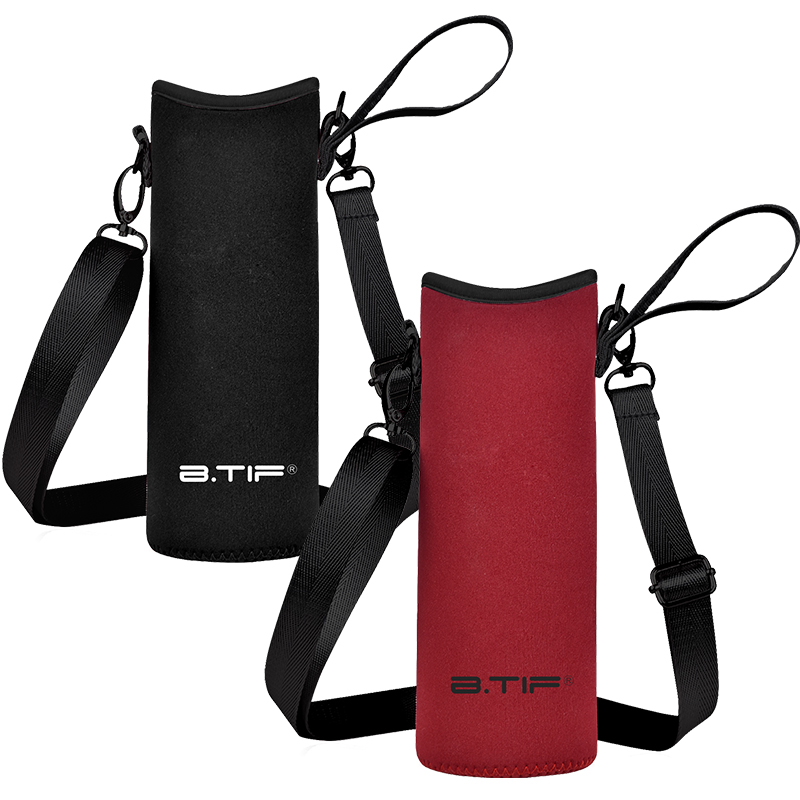 American BTIF Oblique Cross Black Cuff Holder Adjustable Shoulder Strap Elastic Adult Summer Water Cup Thermos Special Accessories