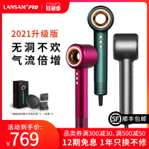 Germany LANSAM hair dryer Hair stylist special negative ion hair care Home high-power hair salon without hair dryer leaf