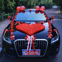 Tennis Red Wedding Car Decoration Head Flowers 80 cm Large Loving Rose Flowers Fleet Senior Married Laflower Arrangement