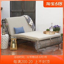 Outdoor Deck Chair Patio Balcony Outdoor Reclining Beach Sofa Bed Pool Chair Chippa Creative Bed Creative Sloth