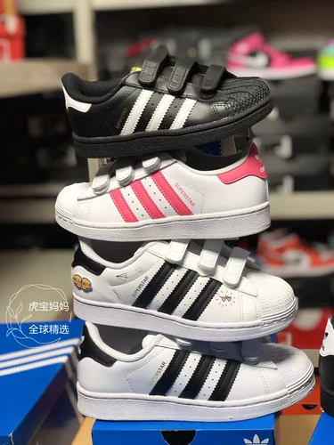 Adidas, детские кроссовки на липучке подходит для мужчин и женщин, США