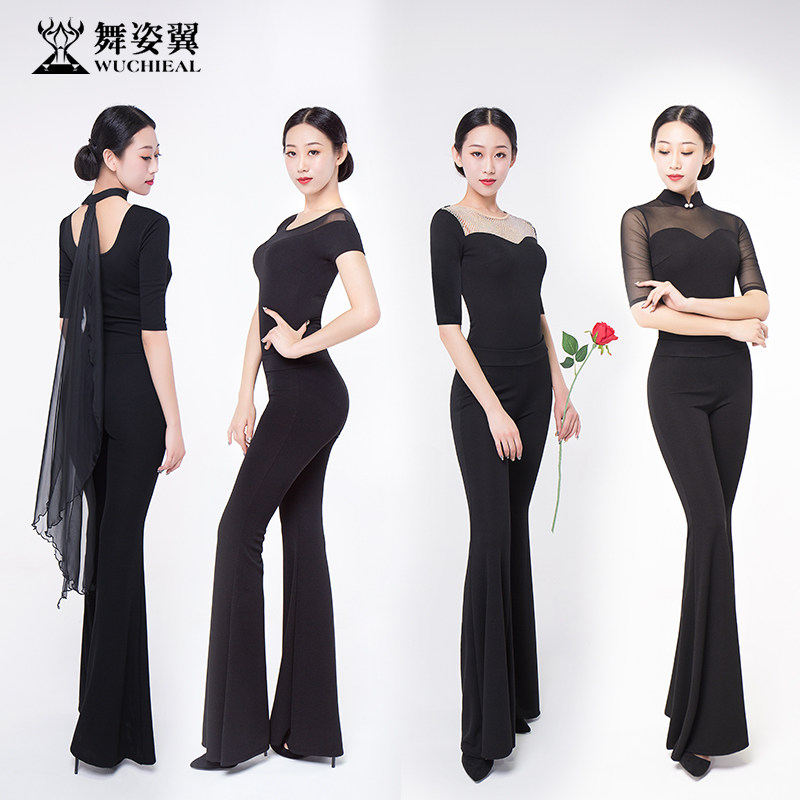 Body dress women's suit temperament 2021 summer new mentor black etiquette training clothing type body training suit