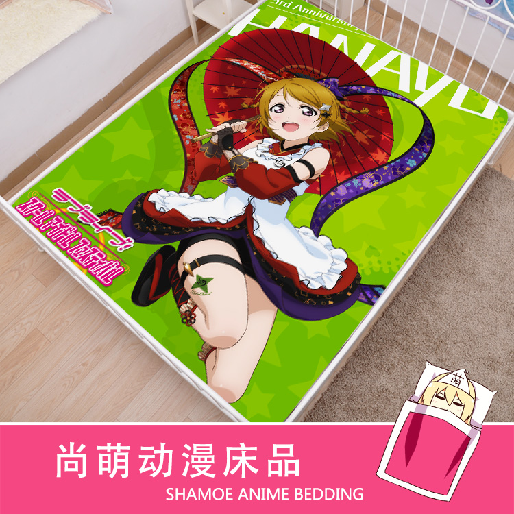 Yêu sống! Nam chim thật Ji Ni Ke anime xung quanh phim hoạt hình flannel chăn ga trải giường chăn miếng dán