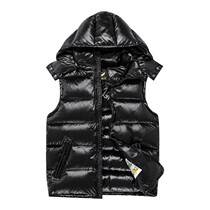 2021 new autumn and winter lovers to thicken down waistcoat waistcoat for men and women wearing a camshoulder waistcoat for men and women