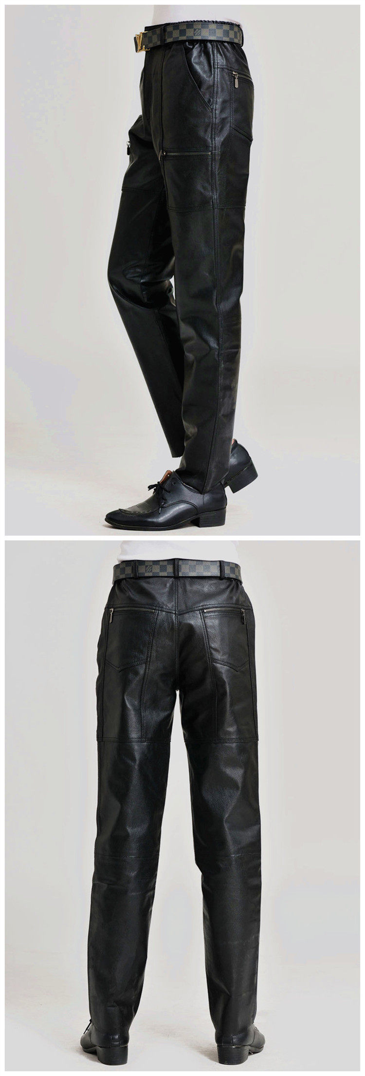 Pantalon cuir homme pantalons fuselés - Ref 1478912 Image 16