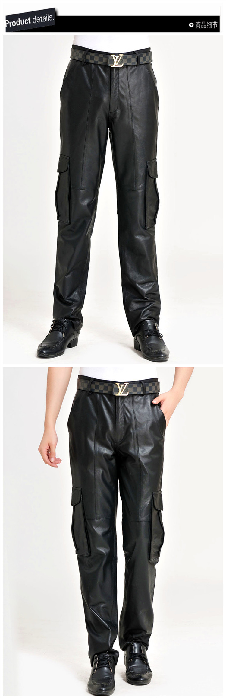 Pantalon cuir homme en vrac pour adolescent pour hiver - Ref 1491817 Image 14