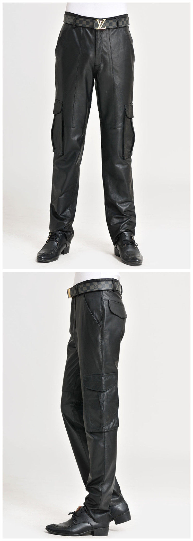 Pantalon cuir homme en vrac pour jeunesse pour hiver - Ref 1491811 Image 23