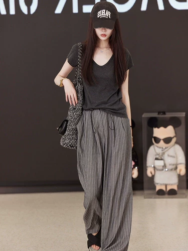 Летний комплект, коллекция 2023, городской стиль, популярно в интернете, по фигуре