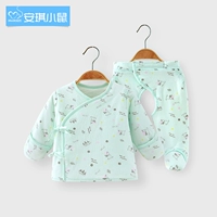 Quần áo sơ sinh 0-3 tháng tuổi Quần áo ấm tay phù hợp dày nam và nữ Đồ lót trẻ em mùa thu đông đồ bộ trẻ em