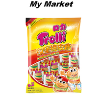 Trollli Gummi Burger 108g 12PCs 12PCs mouth hamburger gummy