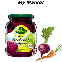 Kuhne Slices Beetroot Sweet Sour 330g Germany Guanli Canned Beetroot