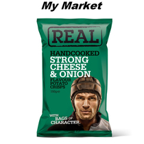 Real Strong Cheese Onion Potato Chips Riel heavy Cheese Onion flavor Potato Chips