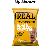 Real Ham Mustard Potato Chips 150g English Riel Ham Mustard flavor Potato Chips