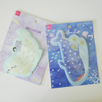 Japanese cute marine animal cartoon storage bag small object PVC ziplock bag gift bag finishing bag