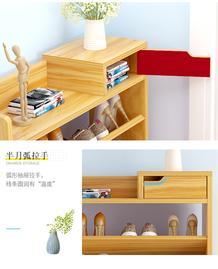 Giá để giày nhiều lớp Hộ gia đình đơn giản Giá đỡ cửa ra vào kinh tế Giá để giày - Kệ gia sach
