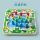 Детская интеллектуальная игрушка для рыбалки, игра Самолетные шахматы для мальчиков для детского сада, раннее развитие, 2 в 1, 2-3 лет, 4-6 лет