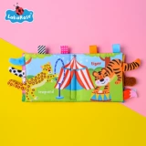Книга из ткани для младенца, трехмерная игрушка, раннее развитие, 6 мес., можно грызть, можно отрывать