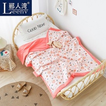 Pure cotton summer baby small thin quilt washable children air conditioning by kindergarten baby nap cover summer cool quilt