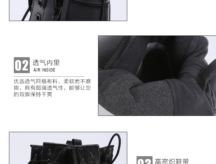 Bottes militaires pour homme - porter - Ref 1398748 Image 21