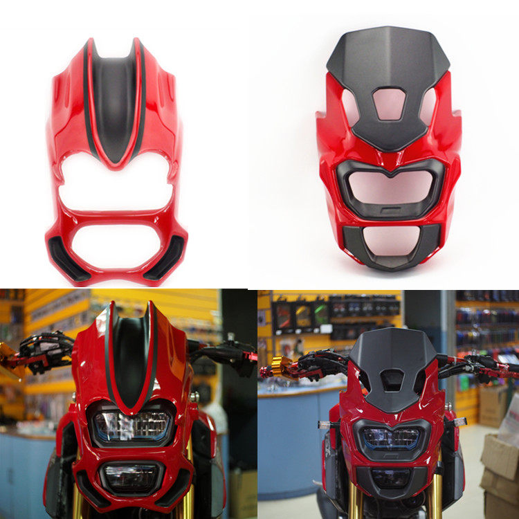 Locomotive Retrofit Accessories MSX125SF Retrofit Head Hood Small Monkey Retrofit Meter Head Hood Front Wind Shield Face
