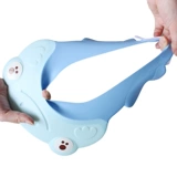 Средство детской гигиены, детская шапочка, водонепроницаемая шапочка для мытья головы, детская шапочка для душа, силиконовый шампунь, регулируемая шапочка для волос, защита ушей