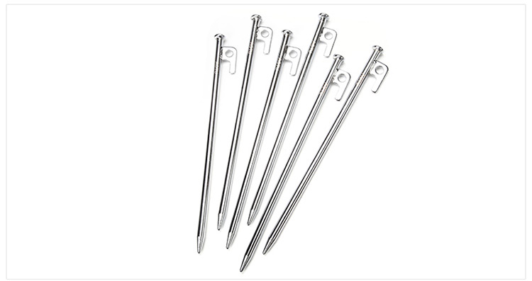Bump ngoài trời 30 CM tán lều móng tay thép táo móng tay bãi biển tuyết nail lều phụ kiện AT6541 đèn cắm trại naturehike