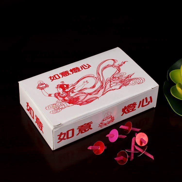 Baocheng Buddha's Buddhist Supplies for the Buddha Oil Lamp Taiwan Ruyi Butter Wick 200 Grain Edible Oil Wick