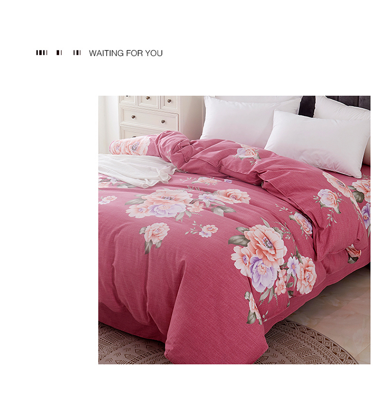 Hengyuanxiang 100% cotton chà nhám dày bao gồm chăn bông một mảnh duy nhất 1,5m đôi 200x230 - Quilt Covers 	chăn phao mùa đông