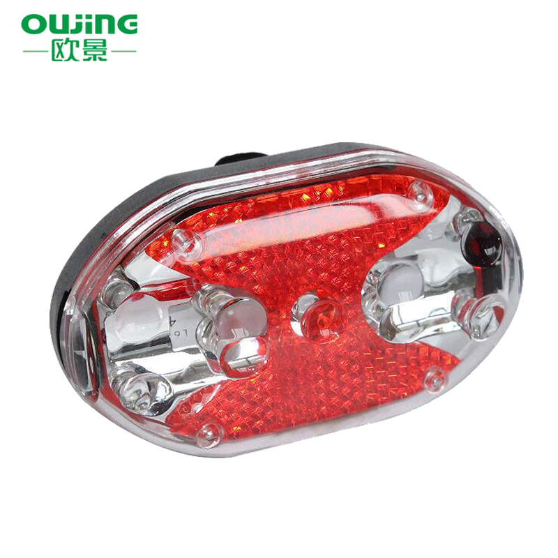 Oujing Bicycle Mountain road bike Rear taillight night ride safety warning flash Riding equipment Bicycle accessories