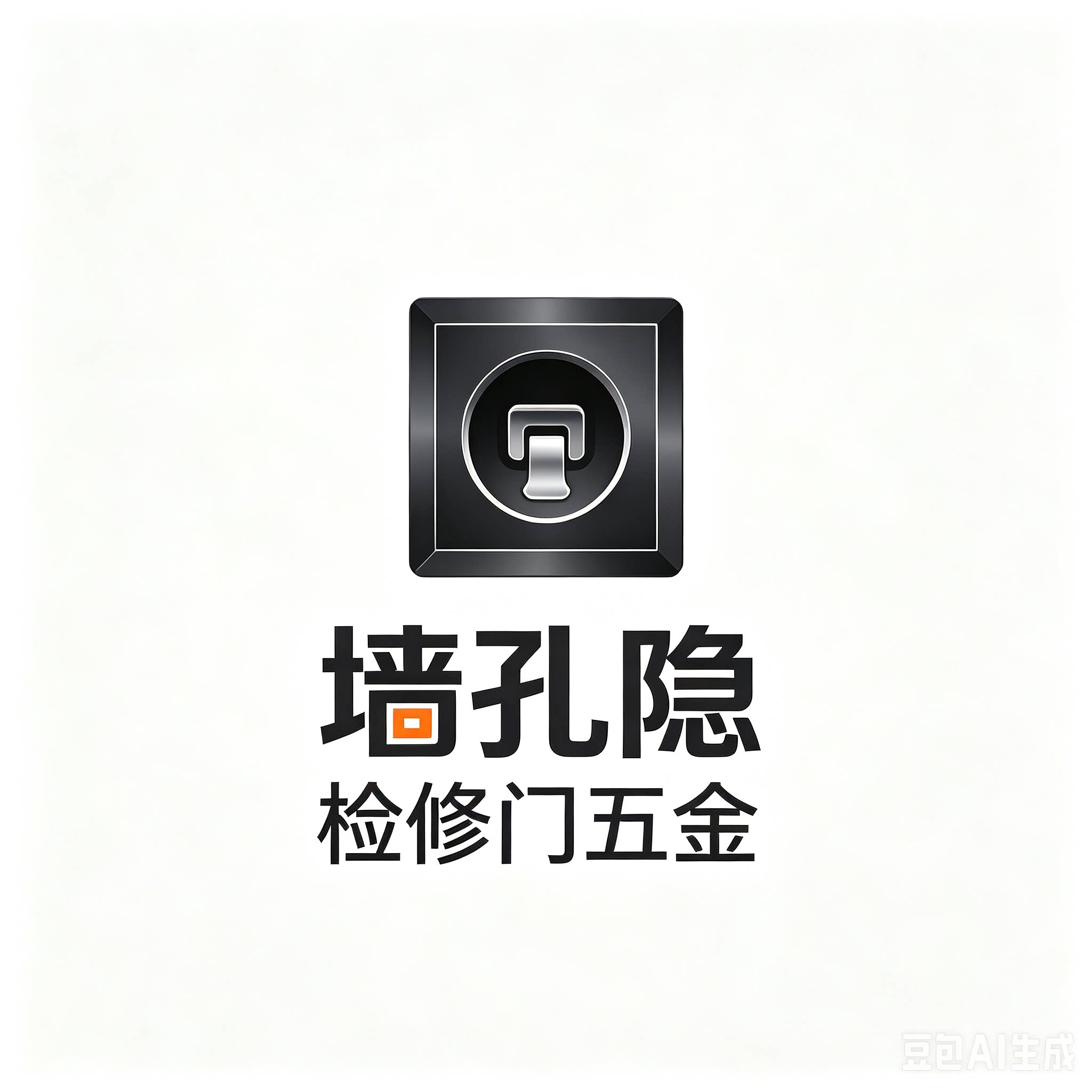 墙孔隐检修门五金的LOGO