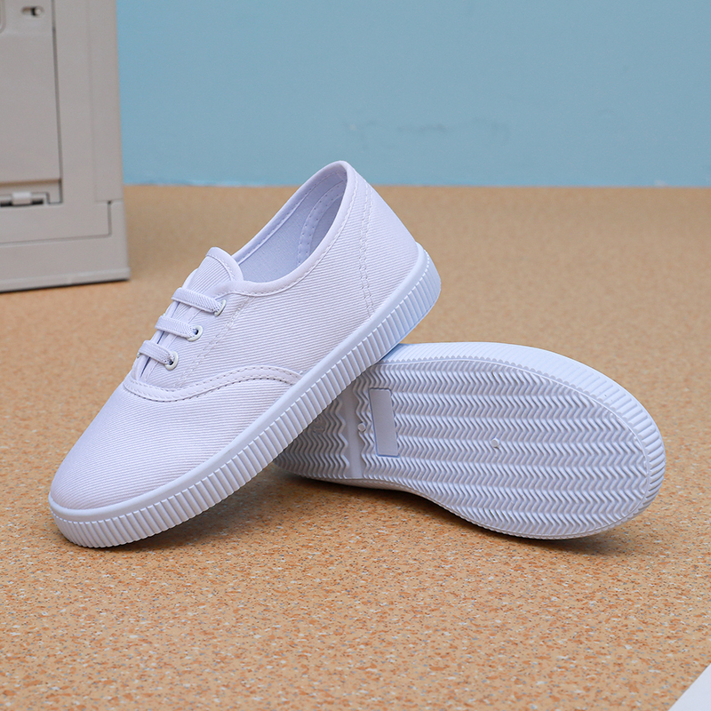 Children's White Shoes, Girls' Canvas Shoes, Boys' White Sneakers, Indoor Sports Shoes, Kindergarten June 1St Dance Performance Shoes Children's White Shoes, Girls' Canvas Shoes, Boys' White Sneakers, Indoor Sports Shoes, Kindergarten June 1St Dance Performance Shoes