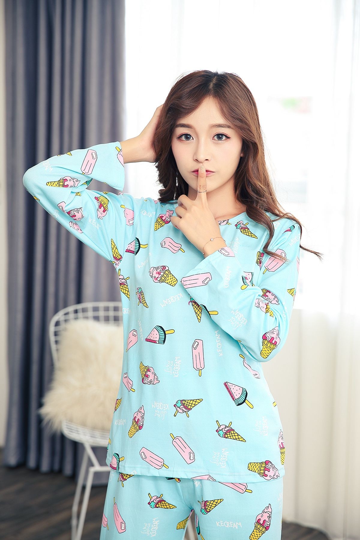 Pyjama pour femme OTHER   à manches longues - Ref 2996944 Image 79