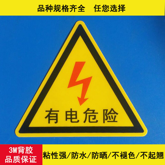 Có một dấu hiệu cảnh báo nguy hiểm về điện. Những người không chuyên nghiệp bị cấm vận hành biển báo PVC có dấu hiệu cảnh báo. - Thiết bị đóng gói / Dấu hiệu & Thiết bị