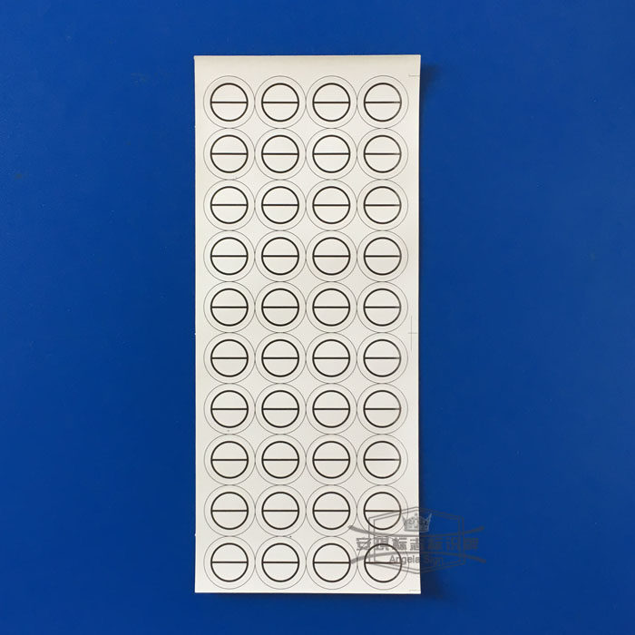 Element ID sticker parts logo sticker complete with electrical signage circle plus horizontal line 2cm 3cm