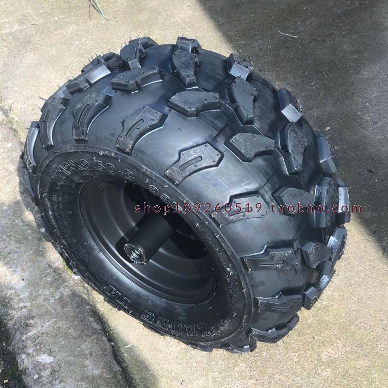 Sửa đổi phụ kiện xe bốn bánh ATV Harley phụ kiện xe điện 18X9.50-8 inch lốp rộng chân không bánh xe lốp - Lốp xe máy lốp không săm xe máy air blade