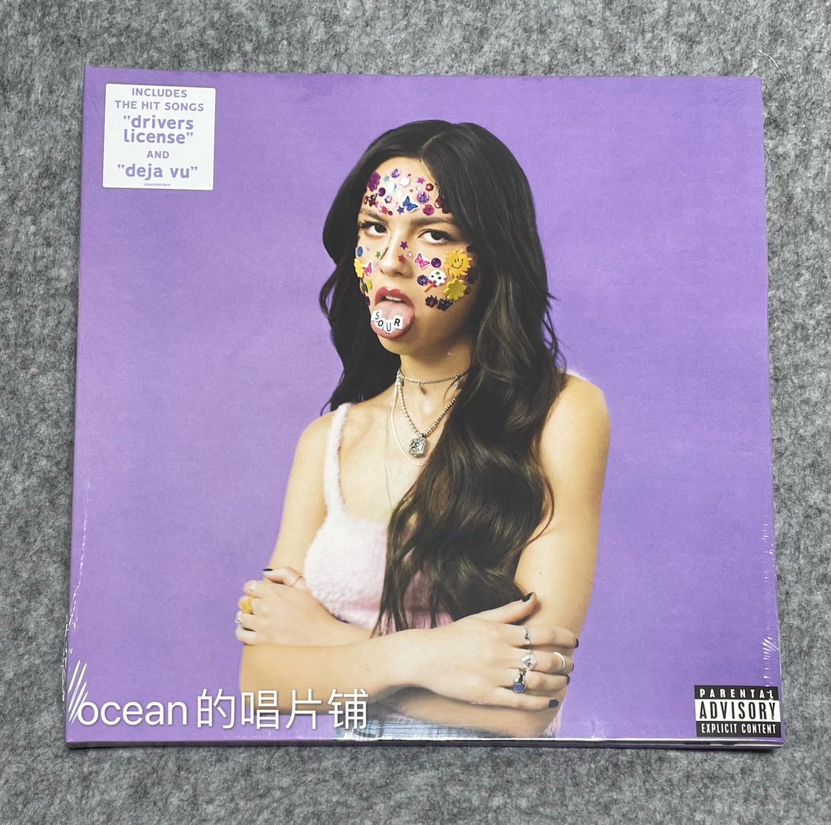 Sold out Olivia Rodrigo SOUR transparent adhesive tape LP sustentadel