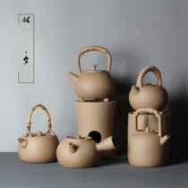 Lin Xi Japanese pottery pot rough pottery large capacity cooking teapot kettle electric pottery stove special teapot bamboo lifting beam ceramic pot