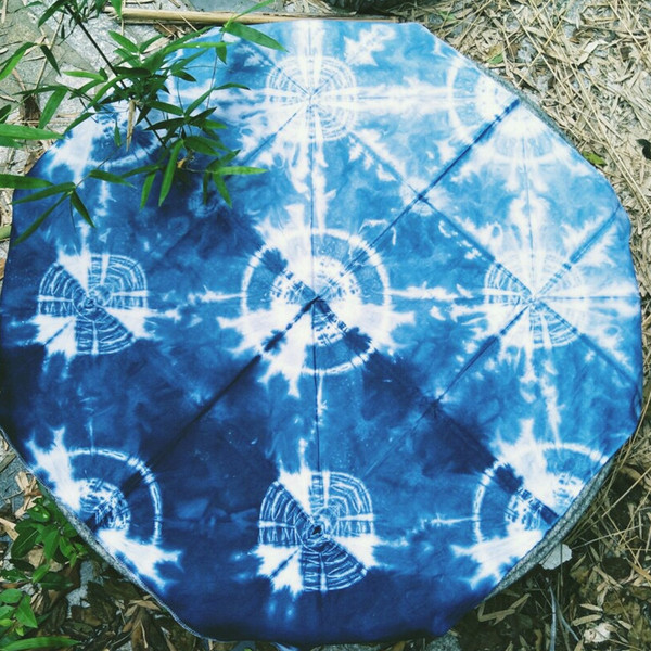 Tie-Dye Wax Dye Plant Dye Rubbing Dye Kindergarten Pure Cotton White Cloth Tie-Dye Scarf Small Square Scarf Handmade DIY Fabric