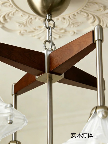 French-Style Vintage Star Chandelier, Dining Room Lamp, Bedroom Main Light, Villa Staircase, Duplex Study, High-End Living Room, Dining Room Lamp