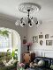 French Retro Black Magic Bean Chandelier Modern Minimalist Living Room Lamp Nordic Dining Room Bedroom Vintage Lamp