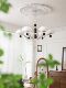 French Mid-Century Style Living Room Chandelier, American Retro Glass Blank Lamp, 2026 New Model for Study, Bedroom, and Dining Room Lighting