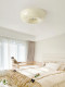 French-Style Cream Pudding Bedroom Glass Full-Spectrum Ceiling Light, Vintage Study, Secondary Bedroom, Entryway, Balcony, Modern Lighting Fixtures