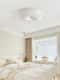 French-Style Cream Pudding Bedroom Glass Full-Spectrum Ceiling Light, Vintage Study, Secondary Bedroom, Entryway, Balcony, Modern Lighting Fixtures