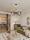 French Retro Candle Crystal Chandelier Black American Light Luxury Lamp Mid-Century South Asian Style Dining Room Bedroom Living Room Lighting Fixtures