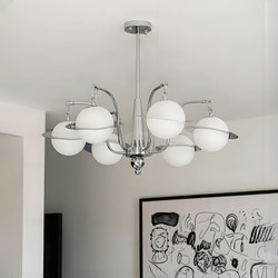 Bauhaus Star Track Glass Magic Bean Living Room Chandelier Modern Minimalist High-End Vintage Eye-Protecting Bedroom Study Main Light