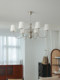 French Mid-Century Style Living Room Chandelier American Retro Modern Minimalist Dining Room Study Bauhaus Bedroom Room Lamps